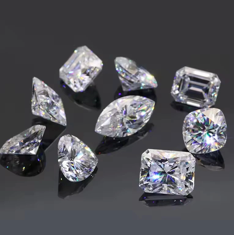 Moissanite Loose Stone D Color VVS1 GRA Certified 3mm-14mm 0.1CT-10CT - All Shapes