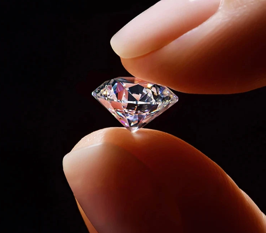 Premium D Color VVS1 Moissanite Loose Gemstone – Round Cut with GRA Certificate