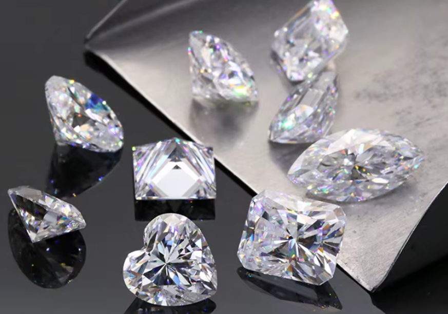 Premium D Color VVS1 Moissanite Loose Gemstone – Round Cut with GRA Certificate