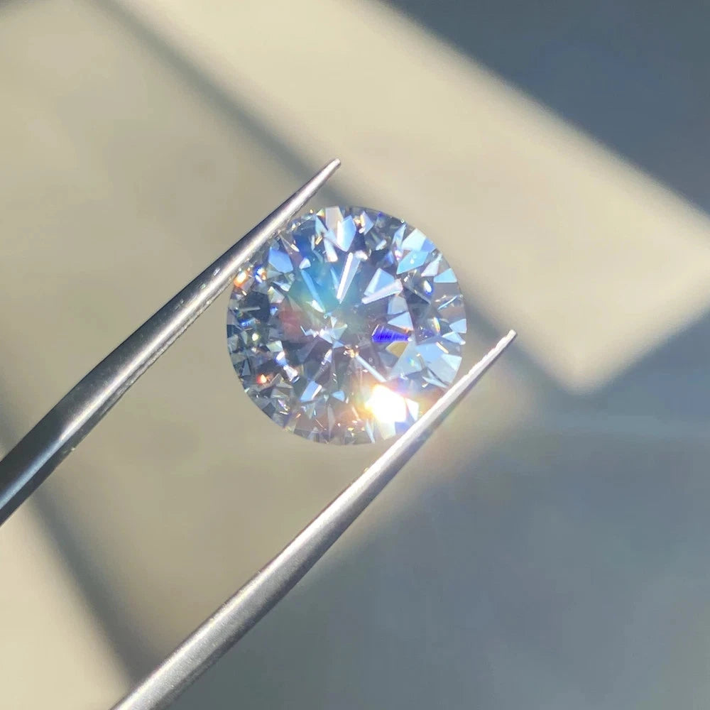 D Color VVS1 Loose Moissanite Melee Stones – 0.7mm–5mm, All Sizes