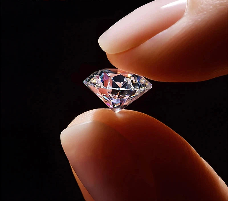 D Color VVS1 Loose Moissanite Melee Stones – 0.7mm–5mm, All Sizes