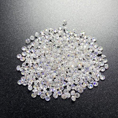 D Color VVS1 Loose Moissanite Melee Stones – 0.7mm–5mm, All Sizes