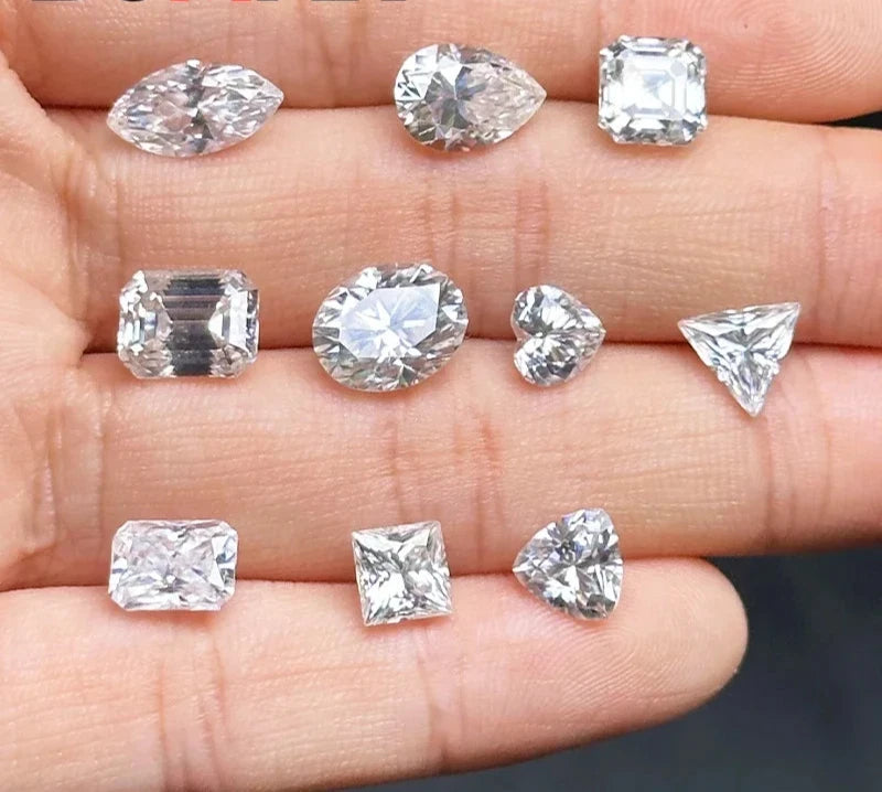 Moissanite Loose Stone D Color VVS1 GRA Certified 3mm-14mm 0.1CT-10CT - All Shapes